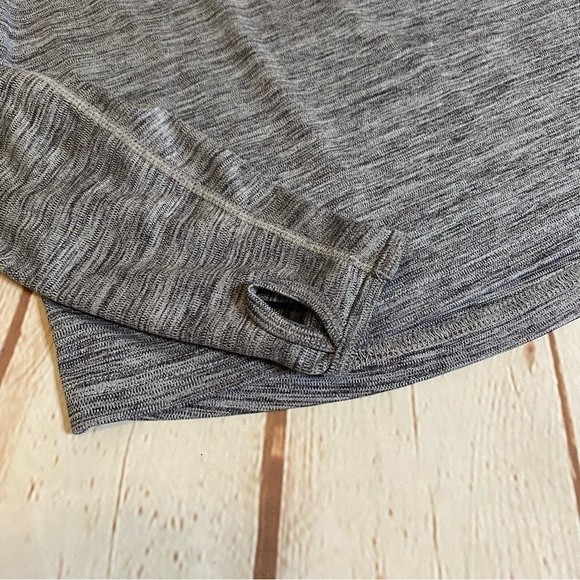 Trimfit Space Dye Gray Long-Sleeve w/Thumbholes Thermal Long Johns 2 Piece Set - Picture 2 of 8